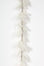 70 in Glittered Pine Garland - White