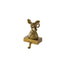 8 in Margie Stocking Holder - Antique Gold