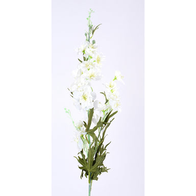 38" Delphinium Stem - White