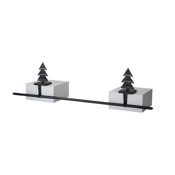 Pine Tree Stocking Holder - Black