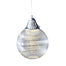 12 in LED Lighted Borealis Ball - Clear Warm White