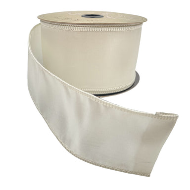 2.5" Simply Taffeta Ribbon - Ivory