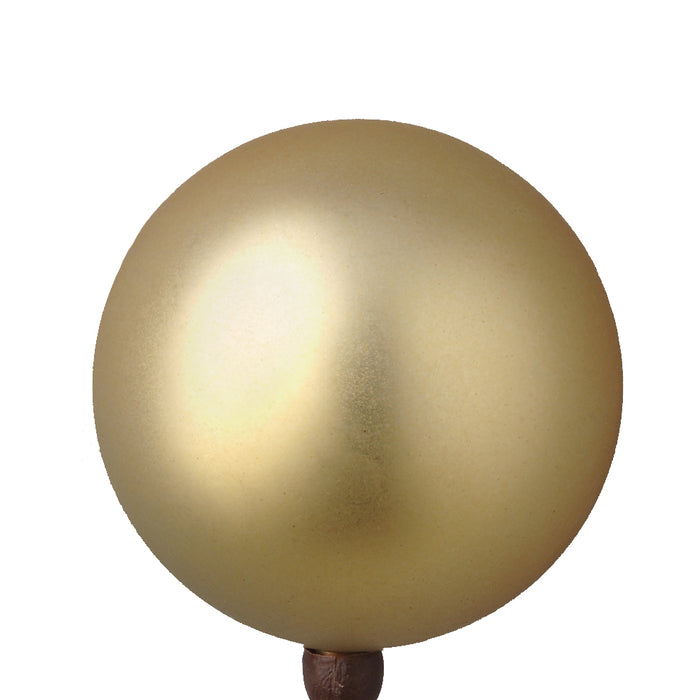 80Mm Plastic Ball On 18" Pick - Matte Gold