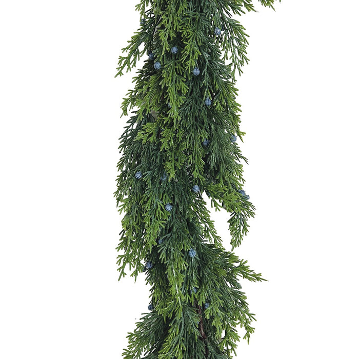 66 in Cedar/Berry Garland - Green/Blue