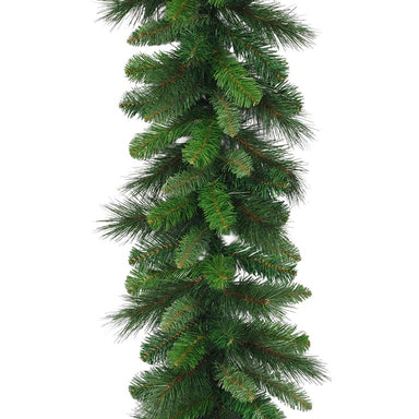 Deluxe Evergreen w/White Pine Pick Garland