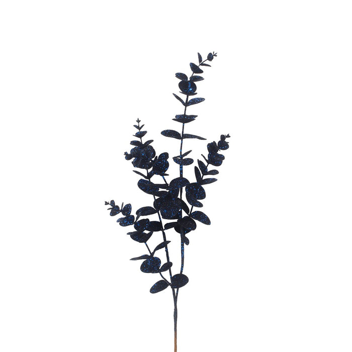 31 in Glittered Eucalyptus Spray - Navy Blue