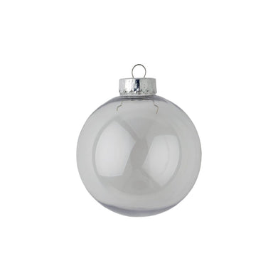 Plastic Clear Ball Ornaments