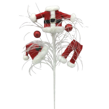 20 in Santa Clothes Spray - Red/White