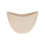 7.75 in Oval Ceramic Planter - Ivory