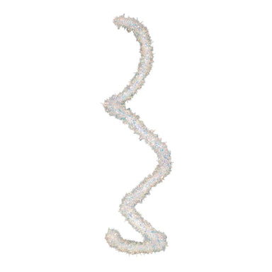6' Styrofoam Multi Tinsel Garland - Iridescent
