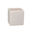 3 3/4" Ceramic Cube - White