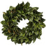 36" Magnolia Leaf Wreath - Green