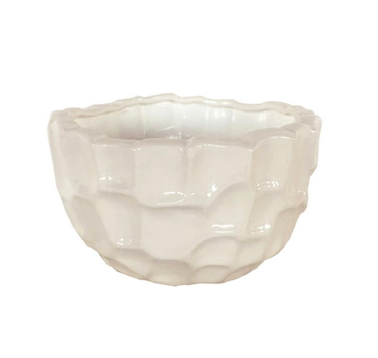 8 in Modern Bowl - White