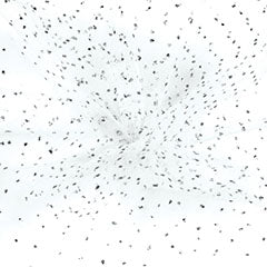 6 in Glitz Tulle - Silver