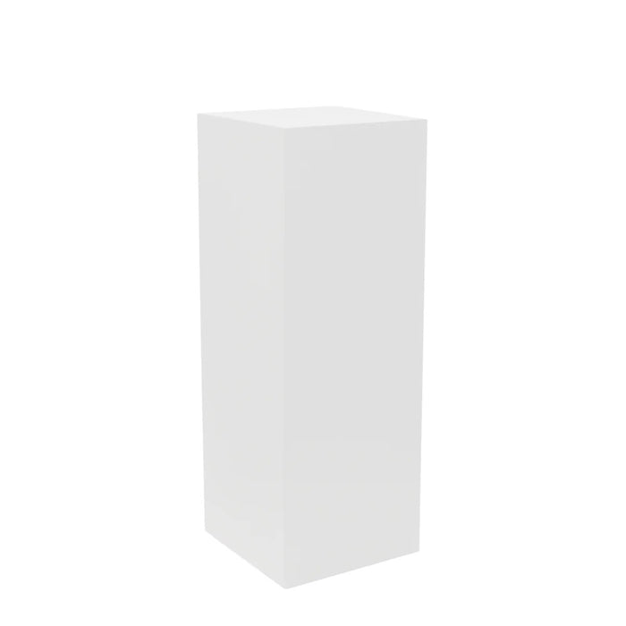 Wood Display Column - White