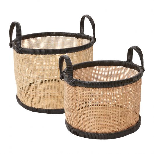 11" Maple Basket w/Black Rim - Small