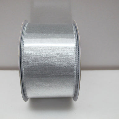 2.5 in Velvet Ribbon - Grey