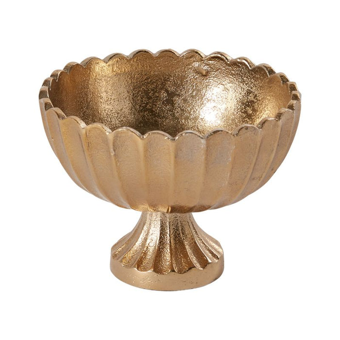 5.75 in Scallop Compote - Gold