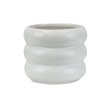 4.75 X 5.5 in Wava Planter- White