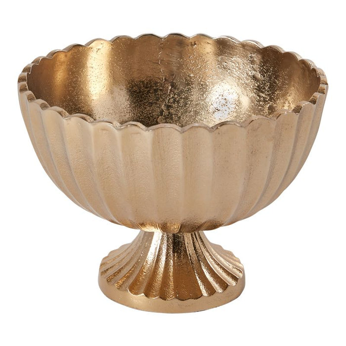 8.5 in Scallop Compote - Gold