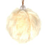 4" Mink Fur Ball Ornament - Champagne
