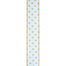 #9 Wired Corbett Ribbon - Light Blue/Gold