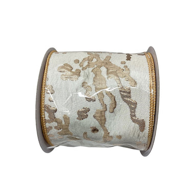 4 in Metallic Branch Ribbon - Champagne