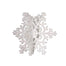 Foam 3D Snowflake Ornament w/Hanger - Snow