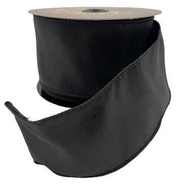 2.5" Simply Taffeta Ribbon - Black