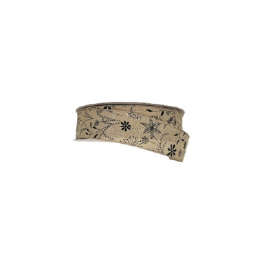 #9 Wildflower Print Ribbon - Natural