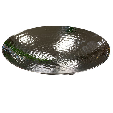 8.5" Footed Nickel Plated Bowl