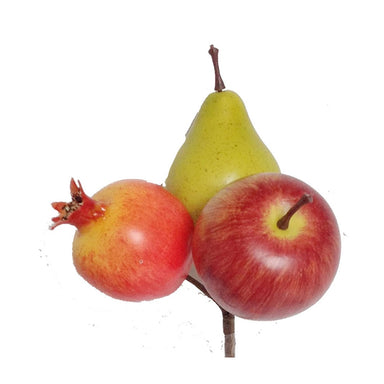 8 in Fruit Cluster Pick - Natural