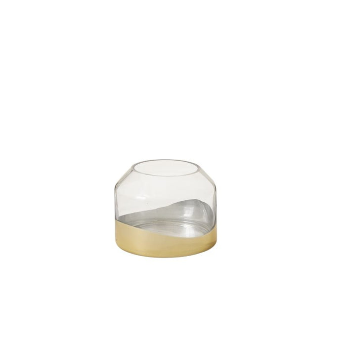 6 in Dipped Vase - Gold