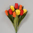19 in Polyester/Satin Mixed Tulip Bush