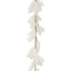 70 in Glittered Pine Garland - White