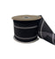 Linen Band Stripe Ribbon - Black