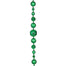 72 in Plastic Mixed Ball Garland - Green