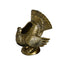 11.25 in Autumn Turkey Vase - Antique Gold
