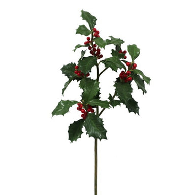 28.5 in Holly Spray - Green/Red