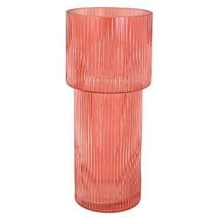 10 in Miranda Vase - Coral