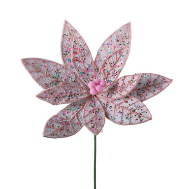 13 in Poinsettia Pick - White/Multicolor