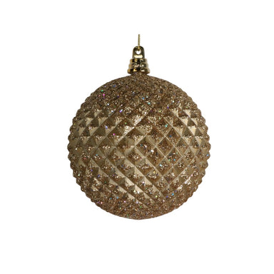 100 Mm Ball Ornament - Gold