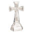 8.5 in Clear Glass Cross