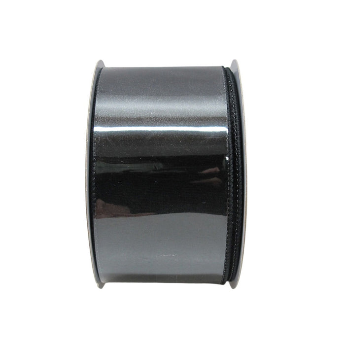 2.5 in Velvet Ribbon - Black