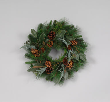 Vinyl Mix Pine Eucalyptus/ Magnolia/Cedar Wreath