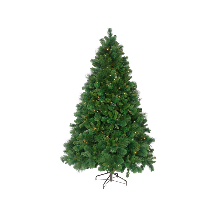 7 1/2 in Pre-Lit Hardneedle Green Canyon Tree w/LED Lights