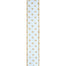 #9 Wired Corbett Ribbon - Light Blue/Gold