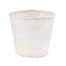 8 in White Bamboo Basket