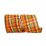 #40 Planters Plaid Value Wired Edge Ribbon