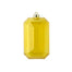 6 1/4 in Plastic Rectangle Jewel Ornament - Gold